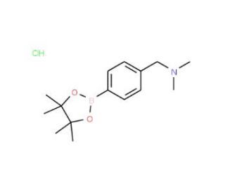 4-(N,N-Dimethylaminomethyl)phenylboronic acid pinacol ester hydrochloride (CAS 878197-87-6) - chemical structure image
