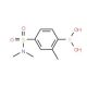 4-(N,N-Dimethylsulfamoyl)-2-methylphenylboronic acid (CAS 957034-82-1) - chemical structure image