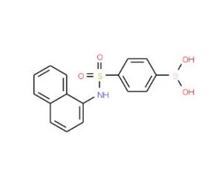 4-(N-Naphthalen-1-ylsulfamoyl)phenylboronic acid (CAS 957120-95-5) - chemical structure image
