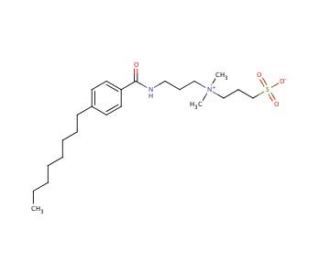 4-n-Octylbenzoylamido-propyl-dimethylammoniosulfobetaine (CAS 216667-49-1) - chemical structure image