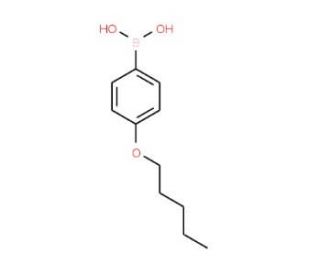 4-(n-Pentyloxy)benzeneboronic acid (CAS 146449-90-3) - chemical structure image