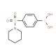 4-(N-Piperidinylsulphonamido)benzeneboronic acid (CAS 486422-58-6) - chemical structure image