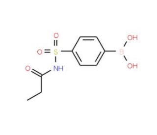 4-(N-Propionylsulfamoyl)phenylboronic acid (CAS 957121-17-4) - chemical structure image