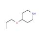 4-n-Propoxypiperidine (CAS 88536-11-2) - chemical structure image