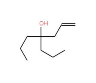 4-n-Propyl-1-hepten-4-ol (CAS 62108-07-0) - chemical structure image