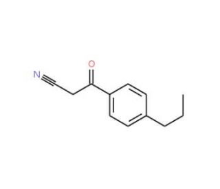 4-n-Propylbenzoylacetonitrile (CAS 199102-69-7) - chemical structure image