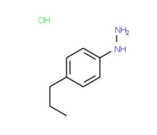 4-n-Propylphenylhydrazine hydrochloride (CAS 350683-67-9) - chemical structure image