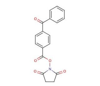 4-(N-Succinimidylcarboxy)benzophenone (CAS 91990-88-4) - chemical structure image