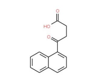 4-Naphthalen-1-yl-4-oxo-butyric acid (CAS 4653-13-8) - chemical structure image