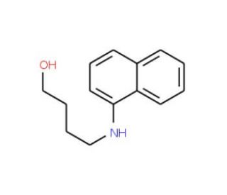 4-(Naphthalen-1-ylamino)-butan-1-ol - chemical structure image