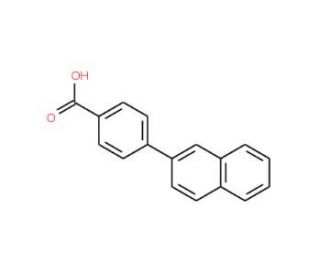 4-Naphthalen-2-yl-benzoic acid (CAS 106359-70-0) - chemical structure image