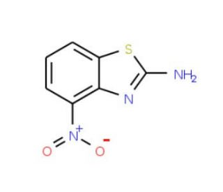 4-Nitro-1,3-benzothiazol-2-amine (CAS 6973-51-9) - chemical structure image