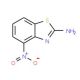 4-Nitro-1,3-benzothiazol-2-amine (CAS 6973-51-9) - chemical structure image