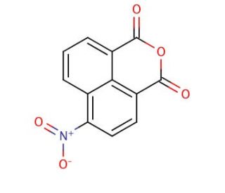 4-Nitro-1,8-naphthalic anhydride (CAS 6642-29-1) - chemical structure image