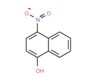 4-Nitro-1-naphthol (CAS 605-62-9) - chemical structure image