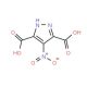 4-Nitro-1H-pyrazole-3,5-dicarboxylic acid (CAS 62078-43-7) - chemical structure image