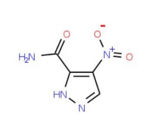 4-Nitro-1H-pyrazole-3-carboxamide (CAS 65190-36-5) - chemical structure image