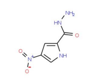 4-nitro-1H-pyrrole-2-carbohydrazide (CAS 28494-48-6) - chemical structure image