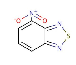 4-Nitro-2,1,3-benzothiadiazole (CAS 6583-06-8) - chemical structure image