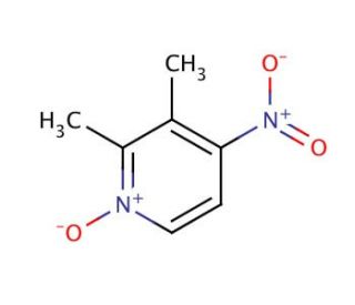 4-Nitro-2,3-lutidine N-Oxide (CAS 37699-43-7) - chemical structure image