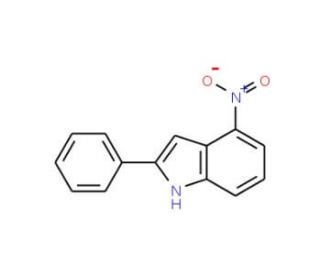 4-Nitro-2-phenylindole (CAS 7746-36-3) - chemical structure image