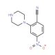 4-Nitro-2-piperazinobenzenecarbonitrile - chemical structure image