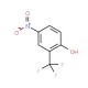 4-Nitro-2-(trifluoromethyl)benzenol (CAS 1548-61-4) - chemical structure image