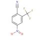 4-Nitro-2-(trifluoromethyl)benzonitrile (CAS 320-47-8) - chemical structure image