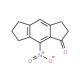 4-Nitro-3,5,6,7-tetrahydro-2H-S-indacen-1-one (CAS 620592-45-2) - chemical structure image