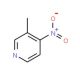 4-nitro-3-picoline (CAS 1678-53-1) - chemical structure image