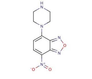 4-Nitro-7-piperazinobenzofurazan (CAS 139332-66-4) - chemical structure image