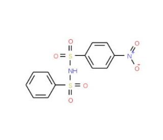 4-Nitro-N-(phenylsulfonyl)benzenesulfonamide - chemical structure image