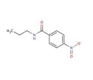 4-Nitro-N-propylbenzamide (CAS 2585-24-2) - chemical structure image