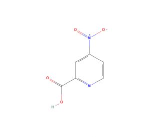 4-nitro-pyridine-2-carboxylic acid (CAS 13509-19-8) - chemical structure image
