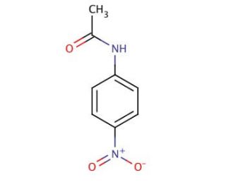 4-Nitroacetanilide (CAS 104-04-1) - chemical structure image