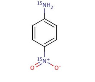 4-Nitroaniline-15N2 (CAS 119516-81-3) - chemical structure image