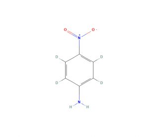 4-Nitroaniline-2,3,5,6-D4 (CAS 64164-08-5) - chemical structure image