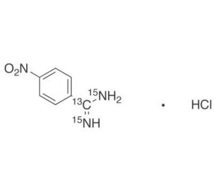 4-Nitrobenzamidine hydrochloride (CAS 15723-90-7) - chemical structure image