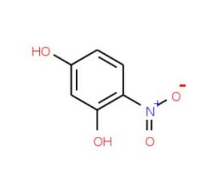 4-nitrobenzene-1,3-diol (CAS 3163-07-3) - chemical structure image
