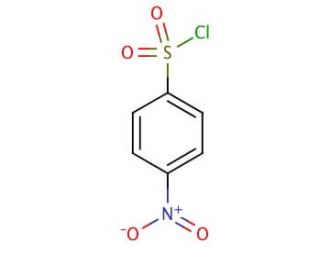 4-Nitrobenzenesulfonyl chloride (CAS 98-74-8) - chemical structure image