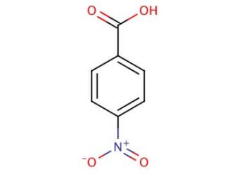 4-Nitrobenzoic acid (CAS 62-23-7) - chemical structure image