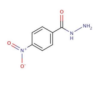 4-Nitrobenzoic hydrazide (CAS 636-97-5) - chemical structure image