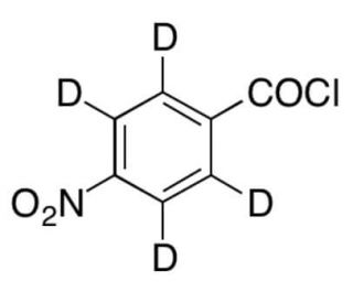 4-Nitrobenzoyl-d4 chloride (CAS 122-04-3) - chemical structure image