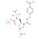 4-Nitrobenzyl (2S,4S)-4-acetylthio-2-[[N-sulfamoyl-N-(tert-butoxycarbonyl)amino]methyl]pyrrolidine-1-carboxylate (CAS 491878-