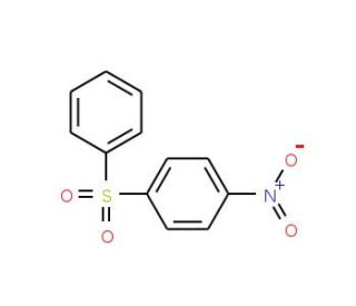 4-Nitrodiphenyl sulfone (CAS 1146-39-0) - chemical structure image