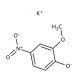 4-Nitroguaiacol potassium salt (CAS 304675-72-7) - chemical structure image