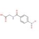 4-Nitrohippuric acid (CAS 2645-07-0) - chemical structure image