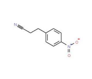 4-Nitrohydrocinnamonitrile (CAS 53563-09-0) - chemical structure image