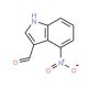 4-Nitroindole-3-carboxaldehyde (CAS 10553-11-4) - chemical structure image
