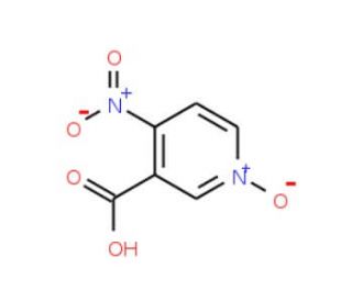 4-Nitronicotinic acid N-oxide (CAS 1078-05-3) - chemical structure image